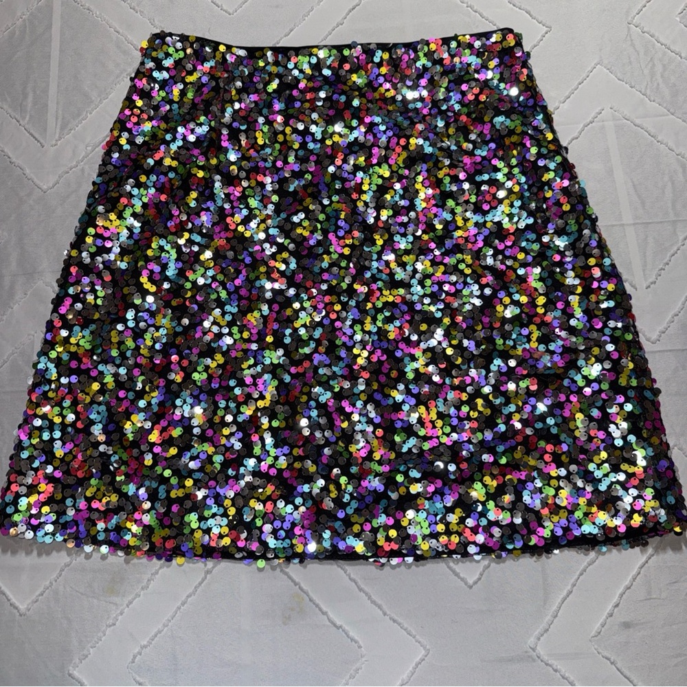 Hutch Vibrant Sequin Mini Skirt